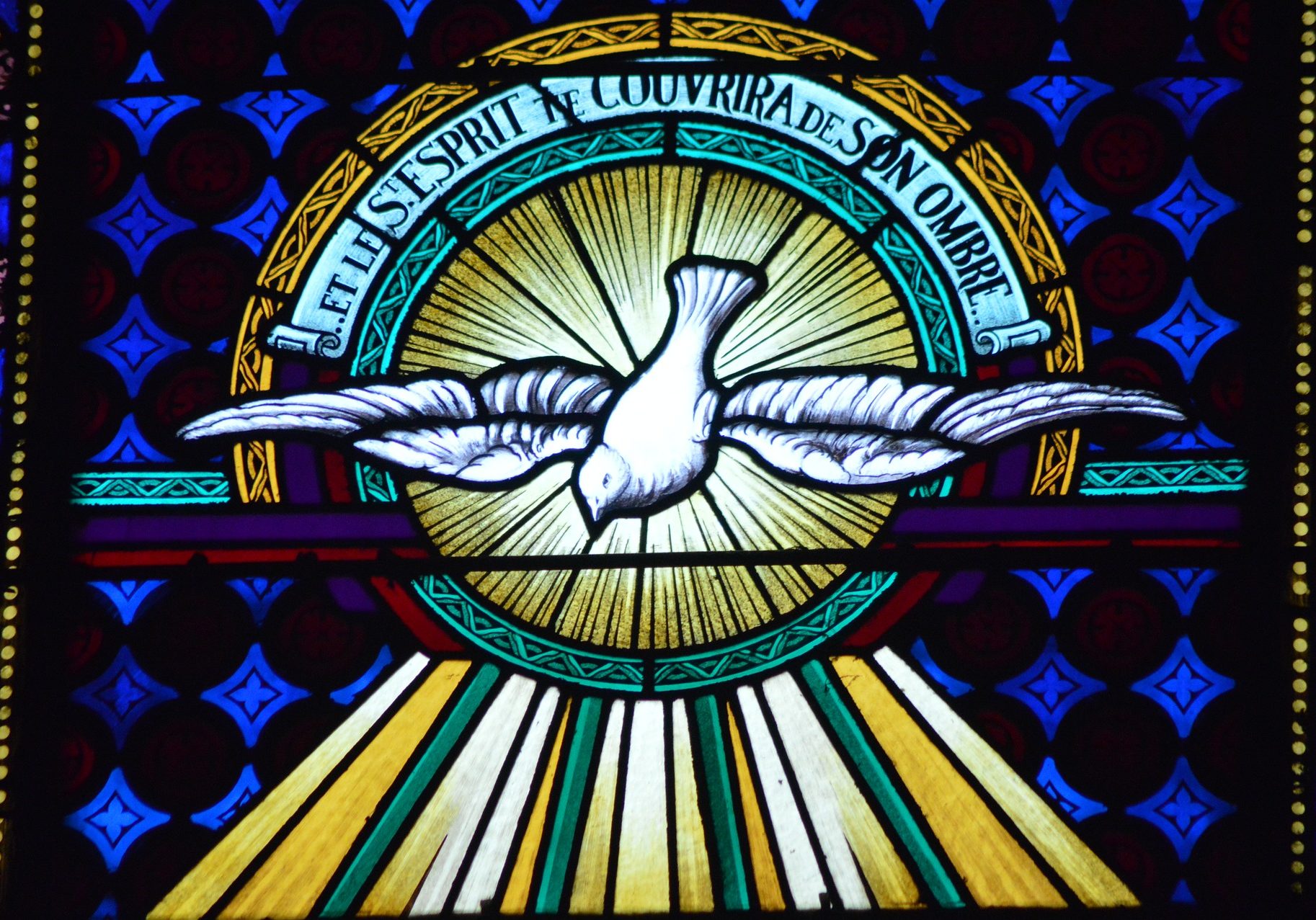 Dove Stained Glass Dove Stained Glass